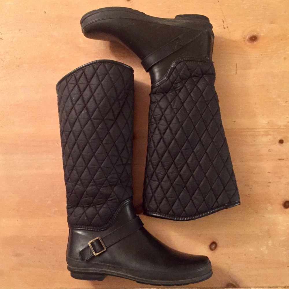 Sperry Top Sider Waterproof Black Rain Boot